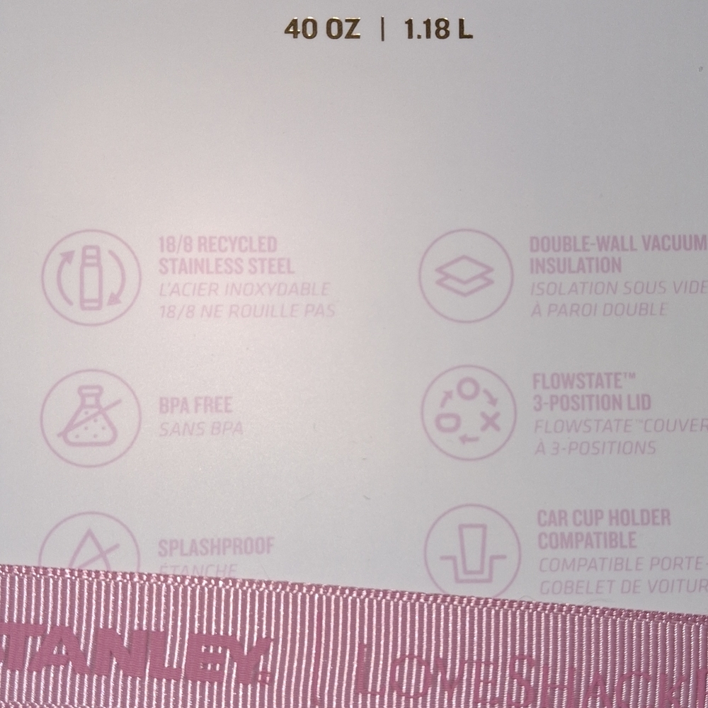 Stanley x LoveShackFancy The Flowstate Quencher H2.0 Tumbler 40 Oz. - Picture 3 of 8